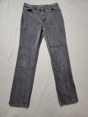 Lauren Jeans Co Ralph Lauren Dark Gray Straight Leg Jeans Size 8
